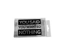 Nothing - You Said You Wanted Nothing - Gifts for Men Who Want Nothing - The Gift of Nothing - Prank Gift Box