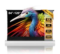 NothingProjector Pantalla 110 Pulgadas Autoportante, Retráctil Eléctrico, ALR CLR, 4K UHD Pantalla para TV Láser, Cine en Casa Portátil, Pantalla para Proyector Ultra Corto, Sin Montaje, Blanco