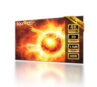 NothingProjector Pantalla Marco Fijo Proyector Matte White 120 Pulgadas | Para proyectores UST, de Corta Distancia y Estándar, 1,3 Gain, 4K/8K UHD, 16:9, Active 3D, Montaje en Pared, Cine en Casa