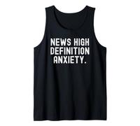 Noticias Alta definición ansiedad sarcástico Ingenioso Camiseta sin Mangas