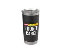 Noticias Divertidas Flash No me importa Noticias Boletín Medios Humor Vaso térmico de acero inoxidable de doble pared