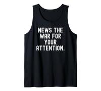 Noticias la Guerra por su atención Witty Observational Camiseta sin Mangas