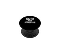 Noticias la Guerra por su atención Witty Observational PopSockets PopGrip Adhesivo