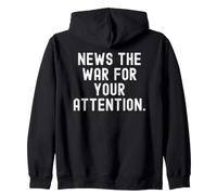 Noticias la Guerra por su atención Witty Observational Sudadera con Capucha