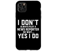 Noticias Reportero Disfraz Noticias Locales Periodista de investigación Carcasa para iPhone 11 Pro MAX