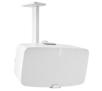 notiela Soporte de techo de metal para altavoces Sonos Five & Play:5 Gen 2 - Soporte inclinable y giratorio para Sonos Play:5 & Sonos 5, apto para sonido envolvente, color blanco