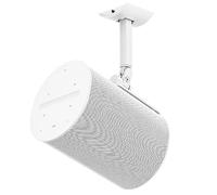 notiela Soporte de techo para altavoces Sonos Era 100 de metal - Soporte ajustable para Sonos Era 100 Soporte de pared para altavoces o montaje en pared, color blanco