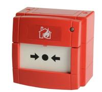 NOTIFIER NRX-WCP Pulsador manual de alarma estanco vía radio en red Mesh de Agile. Incluye 4 pilas CR123A