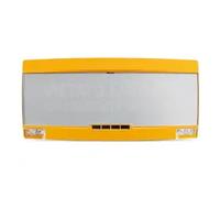 NOTIFIER PAN1-PLUS-Y-SP Panel indicador convencional extinción EN 54.3/23 Interior de color amarillo con letrero gris y texto en
