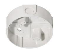 NOTIFIER SMK400AP Zócalo de superficie para tubo de hasta 22mm diámetro exterior. Color Blanco