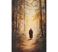 Notizbuch 160 Seiten Liniert - Spiritualität und Achtsamkeit für Meditation, Selbstfindung und inneren Frieden. Erleuchtung, Zen.: Ein inspirierendes ... spirituelle Reisen und meditative Gedanken.