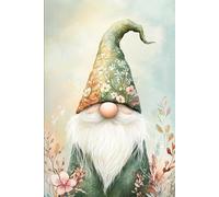 Notizbuch 160 Seiten Liniert - Zauberhafte Gnome und Naturmotive für Garten- und Naturfreunde. Blumen, Gartendeko.: Ein märchenhaftes Notizbuch für ... Gartentagebuch, zur Planung von Pflanzideen.