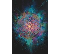 Notizbuch 80 Seiten Kariert - Blume des Lebens Design für Spiritualität, Kreativität und Inspiration.: Stilvolles Journal mit farbenfroher Blume des ... Beruf und als Geschenk für Esoterik-Fans.