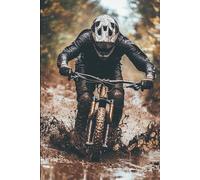 Notizbuch 80 Seiten kariert - Für Mountainbiker, Abenteurer und alle, die Action und Natur lieben.: Kariertes Journal mit dynamischem ... und alles rund um dein Bike-Erlebnis.