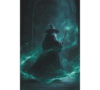 Notizbuch 80 Seiten liniert - Magisches Zauberer-Motiv für Inspiration, Kreativität, Fantasie & spirituelle Notizen.: Stilvolles Journal mit ... und als Geschenkidee für Magie fans.