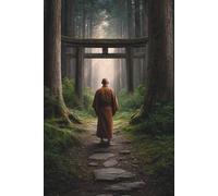 Notizbuch 80 Seiten liniert - Zen-Motiv für Achtsamkeit, Meditation, Inspiration und Selbstreflexion.: Stilvolles Journal mit meditativem Mönch im ... Gedanken, Rituale und spirituelle Notizen.