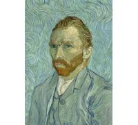 Notizbuch A4 blanko Hardcover - Motiv "Selbstporträt" Vincent van Gogh - 100 Seiten - FSC Papier: Notebook Journal Diary A4 weißes Papier unliniert - 100 Seiten - 90g/m² - Geschenkidee