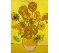 Notizbuch A4 blanko - Hardcover Motiv Sonnenblumen Vincent van Gogh - 100 Seiten - FSC Papier: Notebook Journal Diary A4 weißes Papier unliniert - 100 Seiten - 90g/m² - Geschenkidee