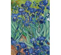 Notizbuch A4 blanko Softcover - Motiv "Schwertlilien" (Irises) Vincent van Gogh - 100 Seiten - FSC Papier: Notebook Journal Diary A4 weißes Papier unliniert - 100 Seiten - 90g/m² - Geschenkidee
