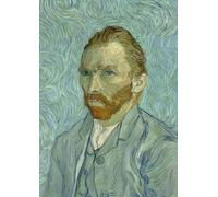 Notizbuch A4 blanko Softcover - Motiv "Selbstporträt" Vincent van Gogh - 100 Seiten - FSC Papier: Notebook Journal Diary A4 weißes Papier unliniert - 100 Seiten - 90g/m² - Geschenkidee