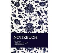 Notizbuch a4 liniert 100 seiten soft cov: Notebook a4 linien 90g m karie