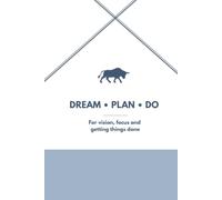 Notizbuch A5 liniert | Journal Tagebuch "Dream • Plan • Do" | Schreibheft Ideal für Schule, Büro & Alltag: 124 linierte Seiten für Notizen, Gedanken und Ideen