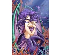 Notizbuch A5 „Mermay“ - Punktkariert | Anime Meerjungfrau Design | Skizzenbuch & Journal für Zeichnen, Schreiben & Kreatives | Geschenk für Manga & Otaku Fans