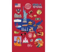 Notizbuch Amerika Notes: Notebook United States of America / Notizbuch USA / 100 Seiten, liniert / Journal für USA-Fans / ideal als Reisenotizbuch, Tagebuch, Notizheft