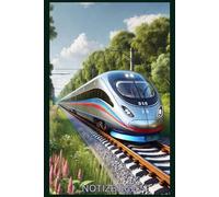 Notizbuch Bahnfahren, Buch: Das perfekte Geschenk für Bahn Liebhaber & Fans, m. Zug Motiv, DIN A5: Kalender, Notizblock, Taschenbuch, Organizer, ... Decor, Deko, Erwachsene, Mann, Train