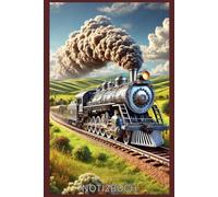Notizbuch Bahnfahren, Buch: Das perfekte Geschenk für Bahn Liebhaber & Fans, m. Zug Motiv, liniert: Kalender, Notizblock, Taschenbuch, Organizer, ... Decor, Deko, Erwachsene,Mann,Course