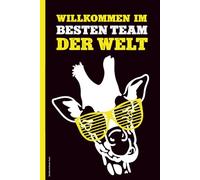 Notizbuch Bestes Team: Willkommen Geschenk für Teamkollegen und Teamleiter die Geschenkidee beste Kollegen und Mitarbeiter ein Willkommensgeschenk neuer Kollege das linierte Buch A5 für neuen Job