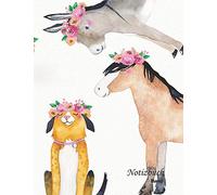 Notizbuch blanko: Meine tierischen Freunde - A4 Format | 112 Seiten | Notizbuch mit Register |ideal als Tagebuch, Skizzenbuch, Sketchbook, Zeichenbuch oder leeres Malbuch