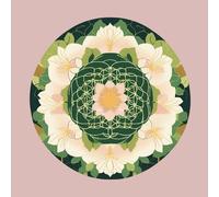 Notizbuch "Bloom", large, Journal, liniert: Tagebuch, Notizheft, Schreibheft mit Blütenmandala
