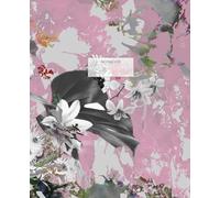 Notizbuch Composition Notebook fein liniert mit Blumen in Pink und Grau: 7,5 x 9,25 Inch | ( Softcover) mit Blumen design von Agnieszka Maria Zieba. ... Tagebuch für Gedanken, Ideen & Kreativität.