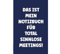 Notizbuch für Meetings: Lustiger Spruch auf Buch für Notizen A5 Notizheft für die Arbeit praktisch für Meeting Notes im Job Schreibheft Büro A5 liniert witziges Geschenk für Kollegin und Kollegen