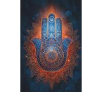 Notizbuch für Spiritualität & Achtsamkeit - 80 linierte Seiten mit Hamsa-Hand & Mandala.: Stilvolles Notizbuch mit schützendem Hamsa-Motiv und ... Meditation, Yoga & als Geschenk.