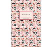 Notizbuch Insel-Bücherei 'Puderrosa Blumen retro': Hardcover, B6, Blanko, 96 Seiten