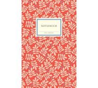 Notizbuch Insel-Bücherei 'Roter Blätterzauber': Hardcover, A5, Blanko, 96 Seiten | Das perfekte Geschenkbuch zum Schreiben, Notieren, Skizzieren und Zeichnen | Großformatige Sonderausgabe