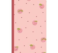 Notizbuch Kawaii Peaches Pink | Gepunktet | Softcover | 15,24 x 22,86cm | 120 Seiten