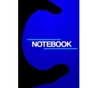 Notizbuch Liniert, Die Seiten sind in Weiß (A4) Abstrakte Kunst Handgehalten Modernes Design in Blau:: Format: 6,69 x 9,61 Zoll: Inhalt des Notizbuch (100 Blätter) ideal als Geschenkidee
