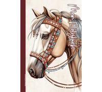 Notizbuch mit Pferdemotiv: Notizheft A5 liniert Pferd das Geschenk für Pferdeliebhaber und Pferde Mädchen praktisch als Tagebuch für Pferdemädchen die Westernreiten das linierte Buch mit Pferdekopf