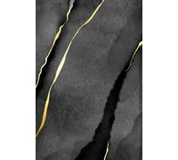 Notizbuch Schwarz Gold Elegantes Premium Journal fuer Gedanken Notizen und kreative Ideen: Modernes A5 Notizbuch mit schwarzem Marmor Design und ... fuer Schule Studium Buero und Journaling