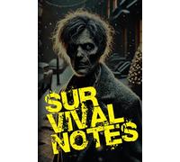 Notizbuch - Survival Notes "Zombie an Weihnachten": 13 x 20 cm / DIN A5+ Organizer, Tagebuch, Party Planner, Journal, Zombie-Motiv / 200 Seiten (dotted)