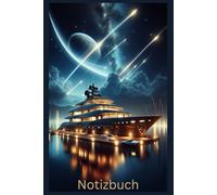 Notizbuch Yacht, Buch: Das perfekte Geschenk für Motorboot Liebhaber & Fans, mit Yacht Motiv, Logbuch für Bootsfahrten, A5: Tagebuch, Journal, ... Motiv, blanko, Bild, Deko, Zubehör Crew