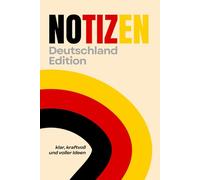 Notizen - Deutschland Edition: klar, kraftvoll und voller Ideen: Inspiration in Schwarz-Rot-Gold | 100 Seiten - Gepunktet - DINA5: To-Do-Listen, Pläne, Skizzen, Lernnotizen, Tagebucheinträge