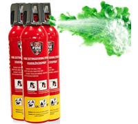 notlok Safety Work - 3X Mini Extintor Casa 750g sin Flúor, Seguro para la Piel | Clases A, F, E hasta 1000V | Extintores para Fire Extinguisher Home, Extintor Coche, Barco, Pequeño y Apartamento