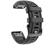 NotoCity Correa Compatible con Fenix 6s Easy Fit 20 mm Pulsera de Silicona para Fenix 6s/Fenix 6s Pro/Fenix 5s/Fenix 5s Plus/Fenix 7S/Fenix 7S Pro/Fenix 8 43mm (Negro)