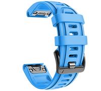 NotoCity Correa Compatible con Fenix 6s Easy Fit 20 mm Pulsera de Silicona para Fenix 6s/Fenix 6s Pro/Fenix 5s/Fenix 5s Plus/Fenix 7S/Fenix 7S Pro/Fenix 8 43mm (Azul)