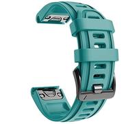NotoCity Correa Compatible con Fenix 6s Easy Fit 20 mm Pulsera de Silicona para Fenix 6s/Fenix 6s Pro/Fenix 5s/Fenix 5s Plus/Fenix 7S/Fenix 7S Pro/Fenix 8 43mm (Azul-verde)
