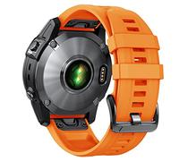 NotoCity Correa Compatible con Garmin Fenix 7S, Correa Silicona 20mm Quick Release, para Garmin Fenix 6s/5s, Repuesto Correa Garmin Fenix 5s Plus/6s Pro, Naranja
